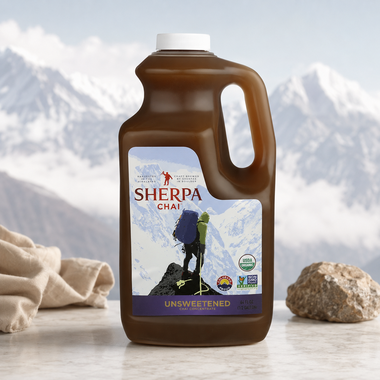 Unsweetened Sherpa Chai Concentrate, 64 oz